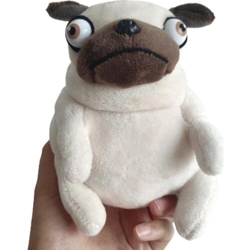 15CM Plush Pug Toy Simulation Dog Doll Soft Stuffed Cartoon Animal Shar Pei Pug Pug Doll Plush Doll ChildrenS Doll Plush Toy
