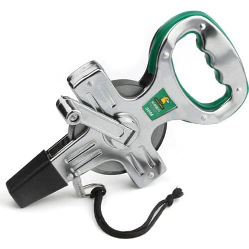 LISM Tape Measure 30M/50M Stainless Steel Ruler Retractable Measuring Tape Metric Construction Measuring Tools