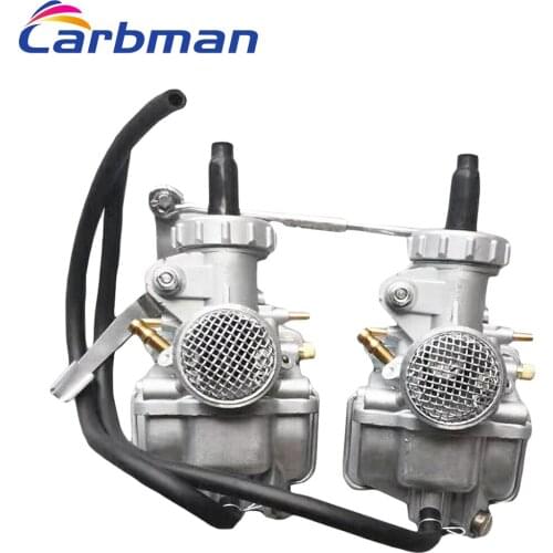 Carbman Twin Carburetor/Carb for Honda CB200 CB200T 1974 1975 1976 NEW