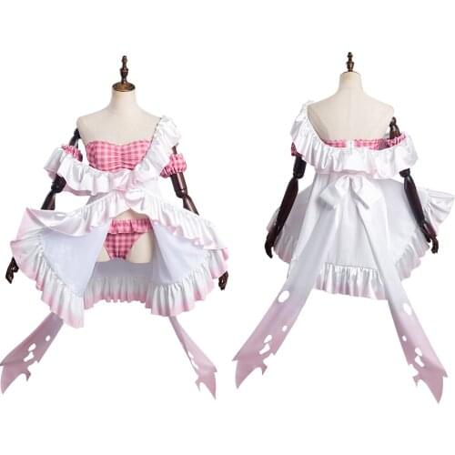 Arknights Eyjafjalla Cosplay Costume Swimwear Outfits Halloween Carnival Suit