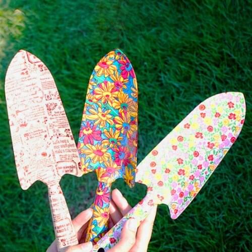 Trowel Reusable Rust Resistant Iron Non-Slip Sṁall Hand Shovel for Flower