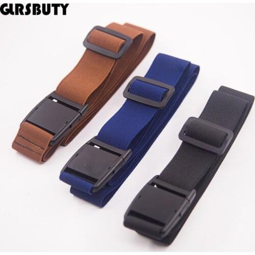 Invisible Waist Belt Women Elastic Belt Men Comfortable Stretch Adjustable Waistband No Show Belt Shirt Stay for Pants Skrit