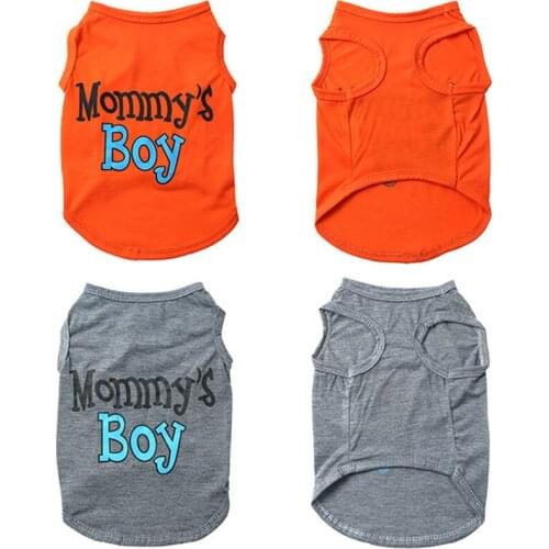 Pet Dog Clothes For Dog Cat Vest T Shirt Pet Costume Cotton Clothes For Small Dogs Chihuahua Mom'Boy Puppy Clothing For Kitty 45