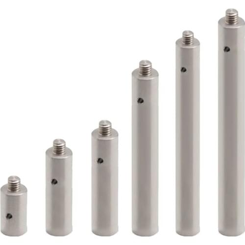 PDJ6-4 stainless steel pole rod diameter 12.7 rod M4 threaded hole M6 screw and M6 screw hole M4 screw