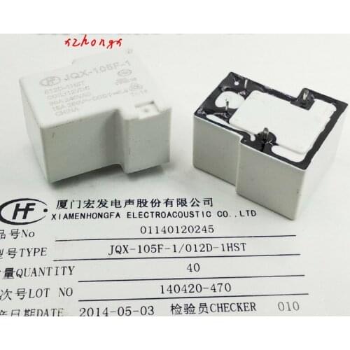 Relay JQX-105F-1-012D-1HS 1HST 12VDC4 Foot 30A