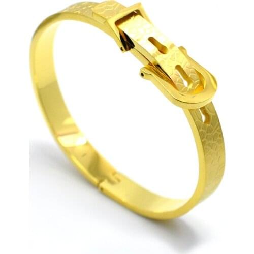 Leopard Belt Charm Bracelet Stainless Steel Female Unique Round Circles Bracelets Man Luxury WristBand Bangles Jewelry Gift