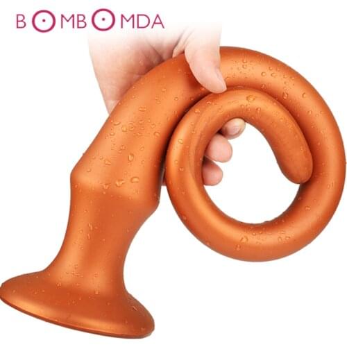 Super long anal dildo butt plug prostate massage anus dilator vagina masturbation adult erotic sex toy for women SM gay anal sex