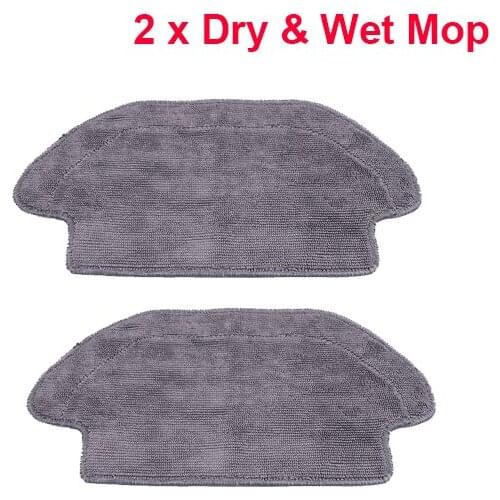 HEPA Filter Wet Mop Pad Cloth Side Brush for Xiaomi Mijia STYJ02YM Robot Vacuum Cleaner Spare Parts Rag Accessories Mop Pads