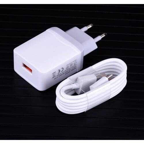 For Samsung A50 S9 Huawei P20 P30 lite Mate 30 20 Pro Xiaomi 9T Mi A3 Redmi Note 7 Mobile phone Type C Charge Cable Wall Charger
