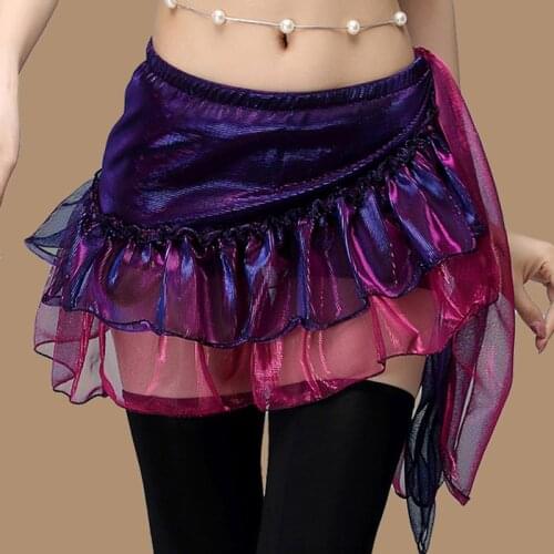 Bellydance Costume Bufandas Belly Dance Hip Scarf Chiffon Belly Dance Short Skirt Oriental Dance Costume Waist Skirt For Women