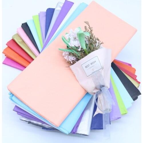 10Sheets/bag Tissue Paper Flower 50*66cm Wine Wrapping Papers Home Decoration Festive & Party Wedding DIY Gift Packing Supplies