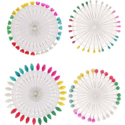 120pcs Assorted Flower Leaves Hijab Scarf Shawl Pins Brooch Fashion Jewelry