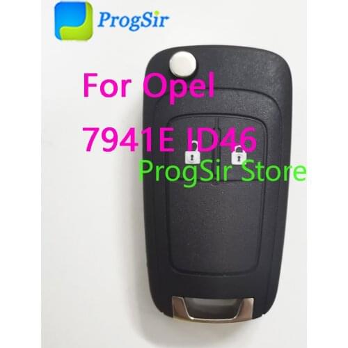 2 Button 434MHz Remote Control Key For Opel Astra H / Zafira B With PCF7941E ID46 Chip