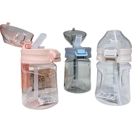 350ML Feeding Kids Toddler Newborn Baby Drink Cups Water Bottles Kids Drinking Sippy A Cup with Straw Copo Infantil Drinker New