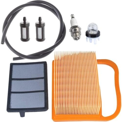4238 140 4401 Air Filter with Bulb Fuel Tune Up Kit for STIHL Concrete Cut Off Saw TS410 TS410Z TS420 TS420Z