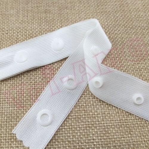 50 yards/lot, 2018 Unique Snap Fastener Tape for Garment Top Fly 25mmx25mm interval distance