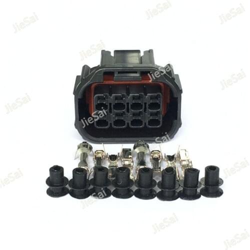 8 Pin Female Waterproof Connector LED Headlight Speaker Plug 6189-7423 For Honda Civic Odyssey XRV VEZEL