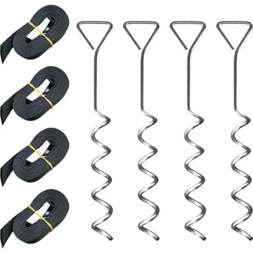 Trampoline Tie Down Kit Heavy Duty Trampoline Anchor Kit Trampoline Ground Anchor Spiral Anchor