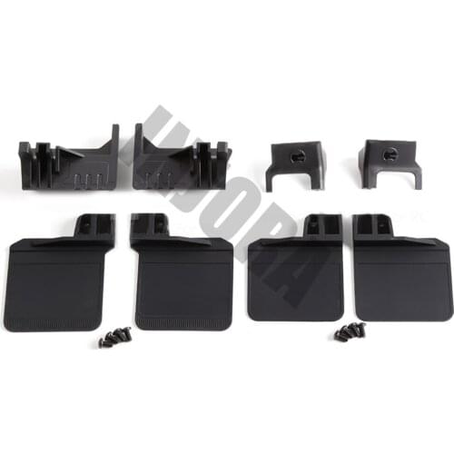 TRX4 Front & Rear Mud Flaps Rubber Fender for 1/10 RC Crawler Car Traxxas TRX-4