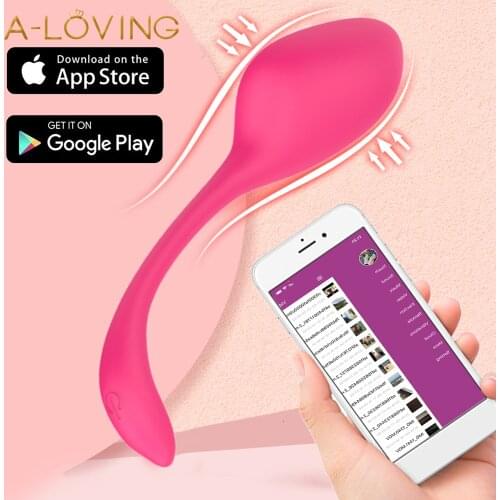 Long Distance APP Remote Control Dildo Vibrators Vibrating Eggs Love Egg Bluetooth Female Vibrator for Women Sex Toys for Couple