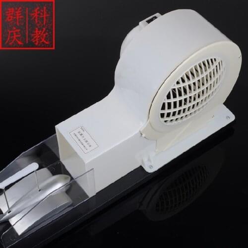 Wind tunnel experiment Aircraft lift principle demonstrator wing lift principle demonstrator Wind adjustable demonstration