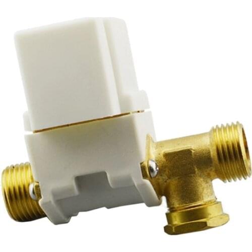 AC 220V Brass 1/2" Electric Solenoid Valve Water Air N/C Normally Closed Water