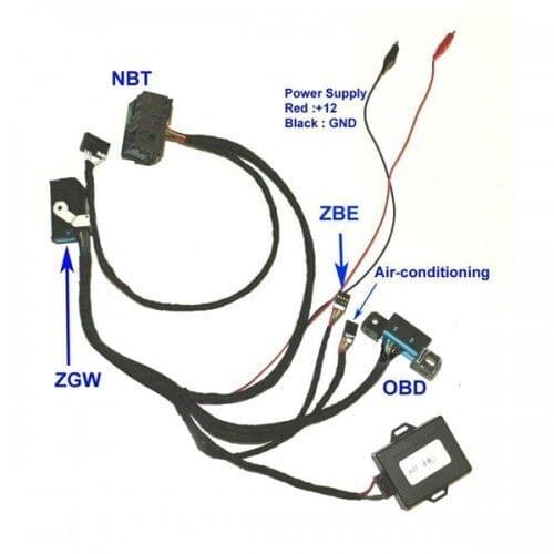 For BMW F01 F02 F10 F18 F25 Fxx NBT Ignition Emulator to ZGW For CAS4 Ignition ON Ignition Emulator For Fxx NBT Ignition Tester