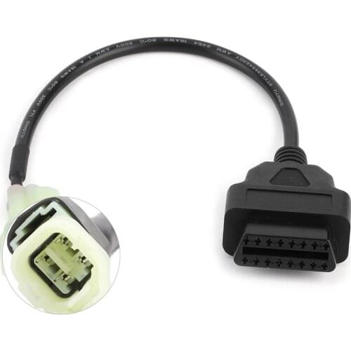 OBD2 to 4 Pin Diagnostic Adapter Cable Motorcycle Fault Detection Parts Fit for Honda Motorbikes or Similar