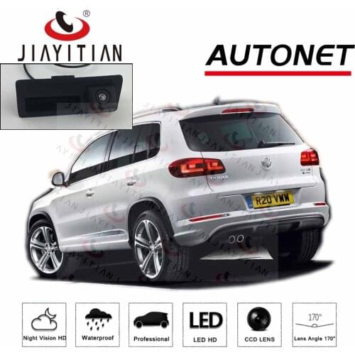 JIAYITIAN car Trunk Handle Camera For Volkswagen Tiguan B7 vw 2011 2012 2013 2014 2015 2016 CCD rear view camera backup camera
