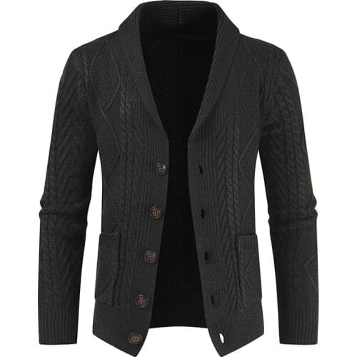 Sweaters Fashion Spring Cardigan 2020 Mens Clothes Long Sleeve Shirt Homme Smart Casual Male Sweaters Slim Fit Solid