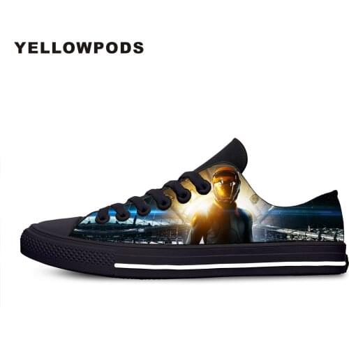 Flats Classic Canvas Shoes Enders Game Movie Hot Cool Low Top Women Woman White Flats 3D Print Casual Fashion Shoes