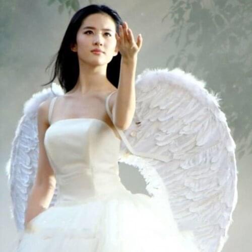 Large Feather Fairy Angel Wings Adult Kids Dance Party Wear Halloween Costume Stage Show Masquerade Carnival Holiday Fancy Dress