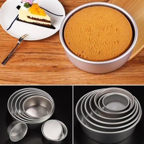 2"/4" Aluminum Alloy Round Sandwich Cake Baking Tin Pan Mold Mould Kitchen Bakeware DIY Tool