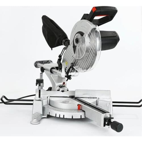10 Inch Miter Saw Multi-function Lever Saw Table 45 Degree High Precision Aluminum Alloy Wood Cutting