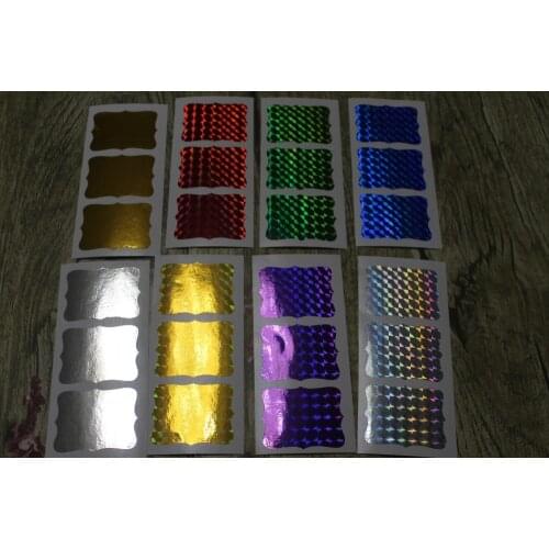 4.6x3.5cm Hologram Frame Sticker Labels