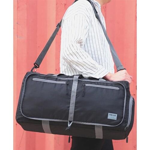Nylon Travel Luggage Bag Ultralight Suitcase Bags Foldable Packable Handbag for Men Women Holiday Weekend Trip Vacation XA151K