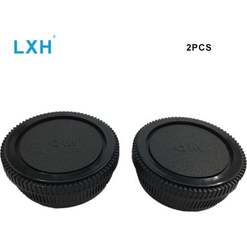 LXH OM Camera Front Body Cap+Rear Lens Cap For Olympus OM Mount OM-1 OM-2 OM-3 OM-4 OM-10 OM-20 OM-30 OM-40 OM-G Cameras