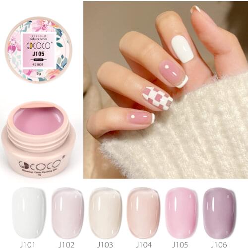 18pcs/kit Venalisa Semi-transparent Jelly Color Gel Nail Gel Polish Clear Pink French Gel Varnish Soak Off UV LED Gel Lacquer
