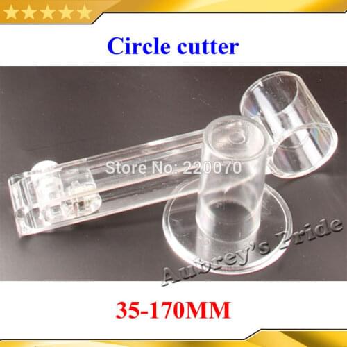 35-170mm Cutting Size Adjustable Round Rotary Circle Graphic Paper Cutter 100pcs Blade