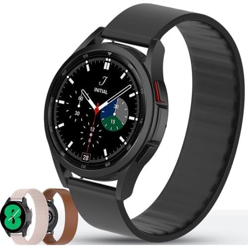 Solo Loop For Samsung galaxy watch 4 40mm 44mm Classic 46mm 42mm Strap Elastic Silicone Bracelet Wristband Watchbands Watch Band