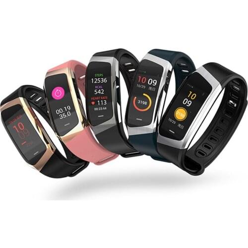 Smart Bracelet E18 Heart Rate Monitor Fitness Tracker Life Waterproof IP67 Sports Wristwatch for Android And IOS Smart Watch Men