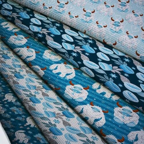 Bullet Texture Liverpool Fabric 50cm*140cm Printed For Dress Stretch Fabric Knit Fabric For Hair Band Craft Supplies L22006