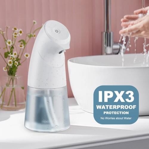 Intelligent Automatic Liquid Soap Dispenser Induction Foaming Hand Washing Device for Kitchen Bathroom (Without Liquid)