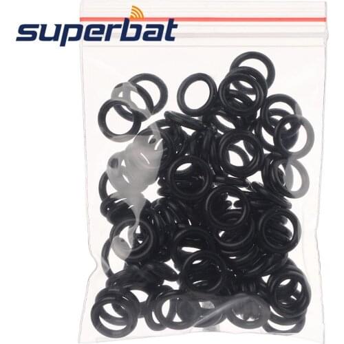 Superbat 100pcs SMA Jack O-ring Waterproof Ring for SMA Female Straight Connector