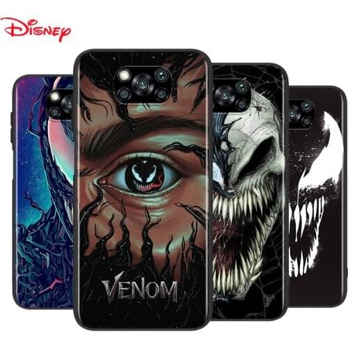 Villain Marvel Venom For Xiaomi Poco X3 NFC M2 X2 F2 F3 C3 M3 F1 Pro Mi Play Mix 3 A3 A2 A1 6 5 Lite Soft Phone Case