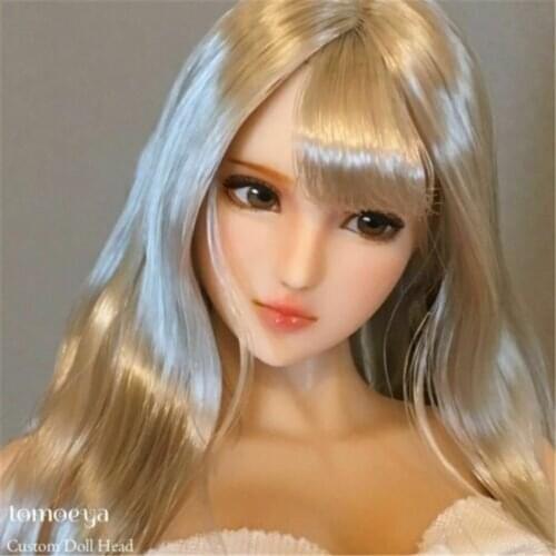 1:6 Lovely Girl Head Sculpt Fit 12'' Obitsu/PH/HT/UD Female Action Figure Model In Stock