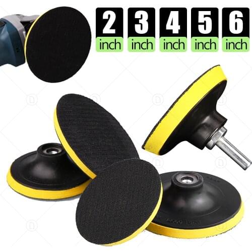 Backing Pad Car Polisher Bonnet Angle Grinder Wheel Sander Paper Disc Auto Polishing Machine Tool Self-adhesive Buffing Pads