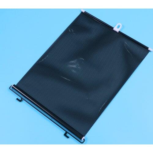 2 Set of Universal Retractable Car Vehicle Curtains Window Roller Sun Shades Blind Protectors(Black)