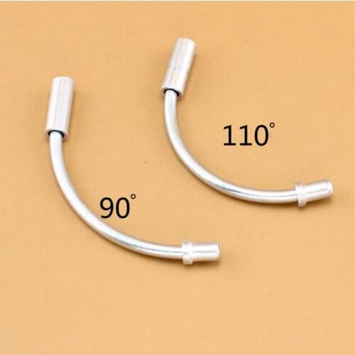 2 Pcs V Brake Noodles Cable Guide Bend Tube Pipe for MTB Bicycle Folding Bike 90 Degree Or 110 Degree