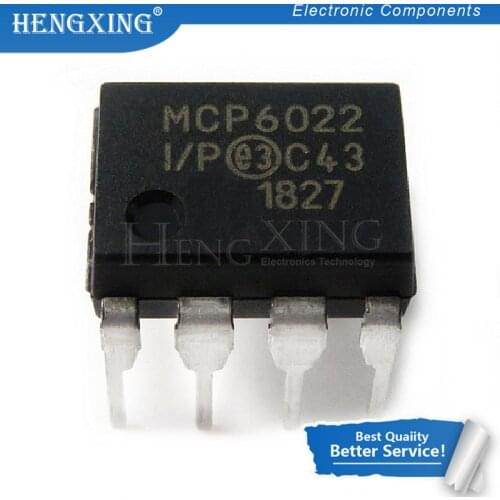 2pcs/lot MCP6022-I/P MCP6022 DIP-8 In Stock